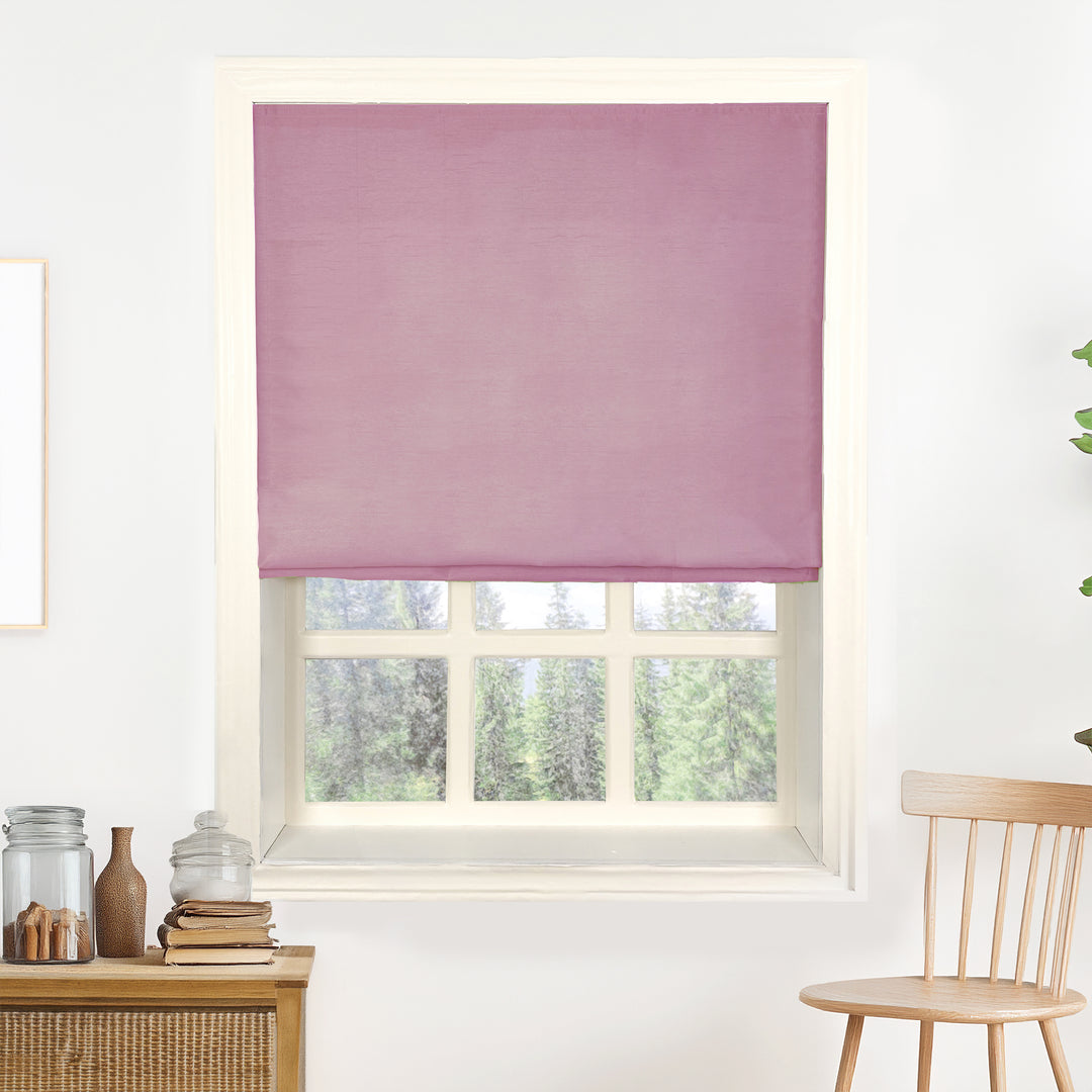 Rina Premium Silk Roman Shades & Blinds
