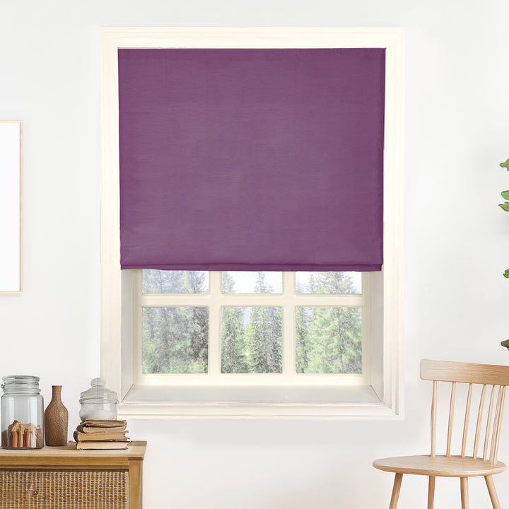 Rina Premium Silk Roman Shades & Blinds