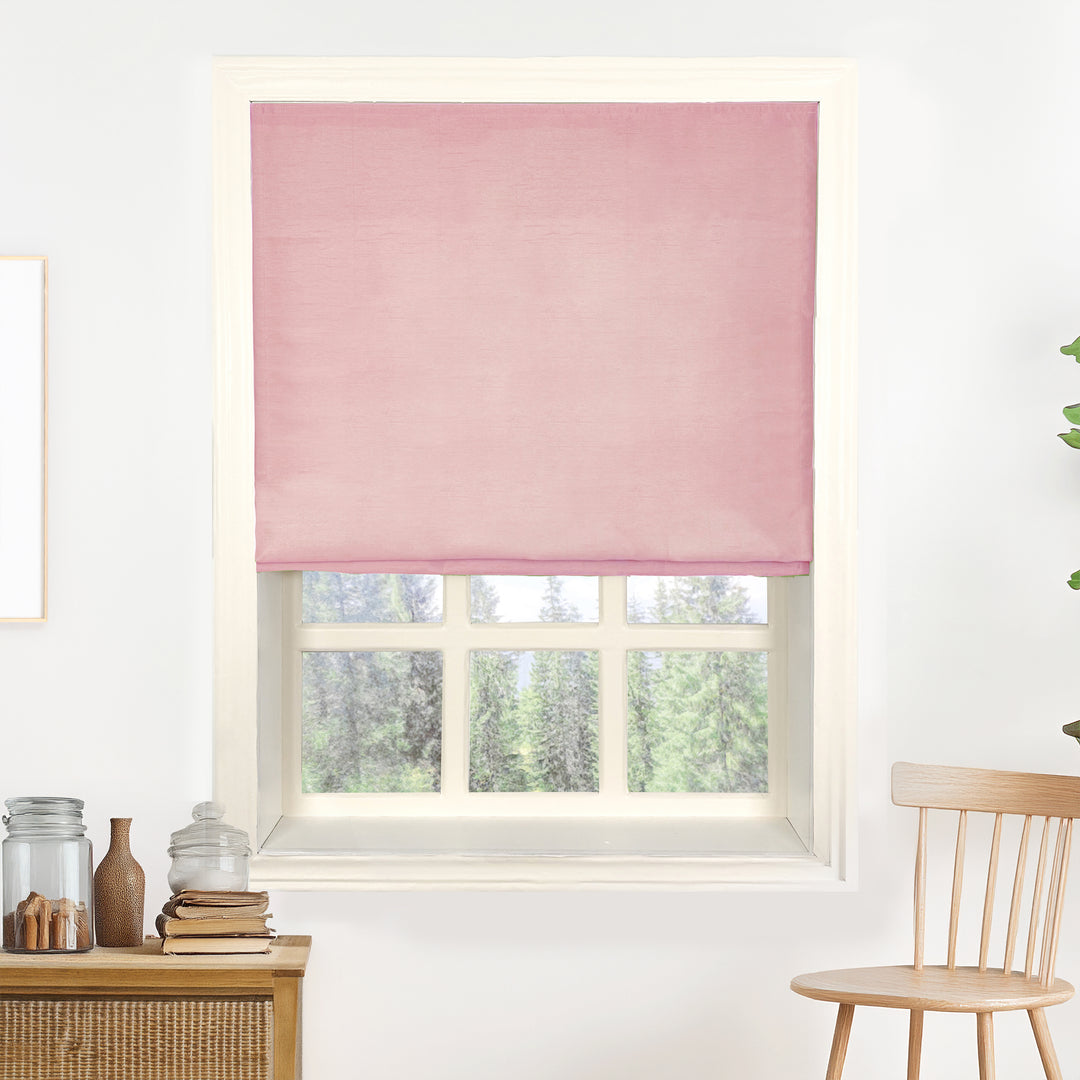Rina Premium Silk Roman Shades & Blinds