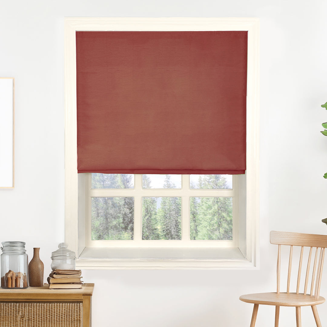 Rina Premium Silk Roman Shades & Blinds