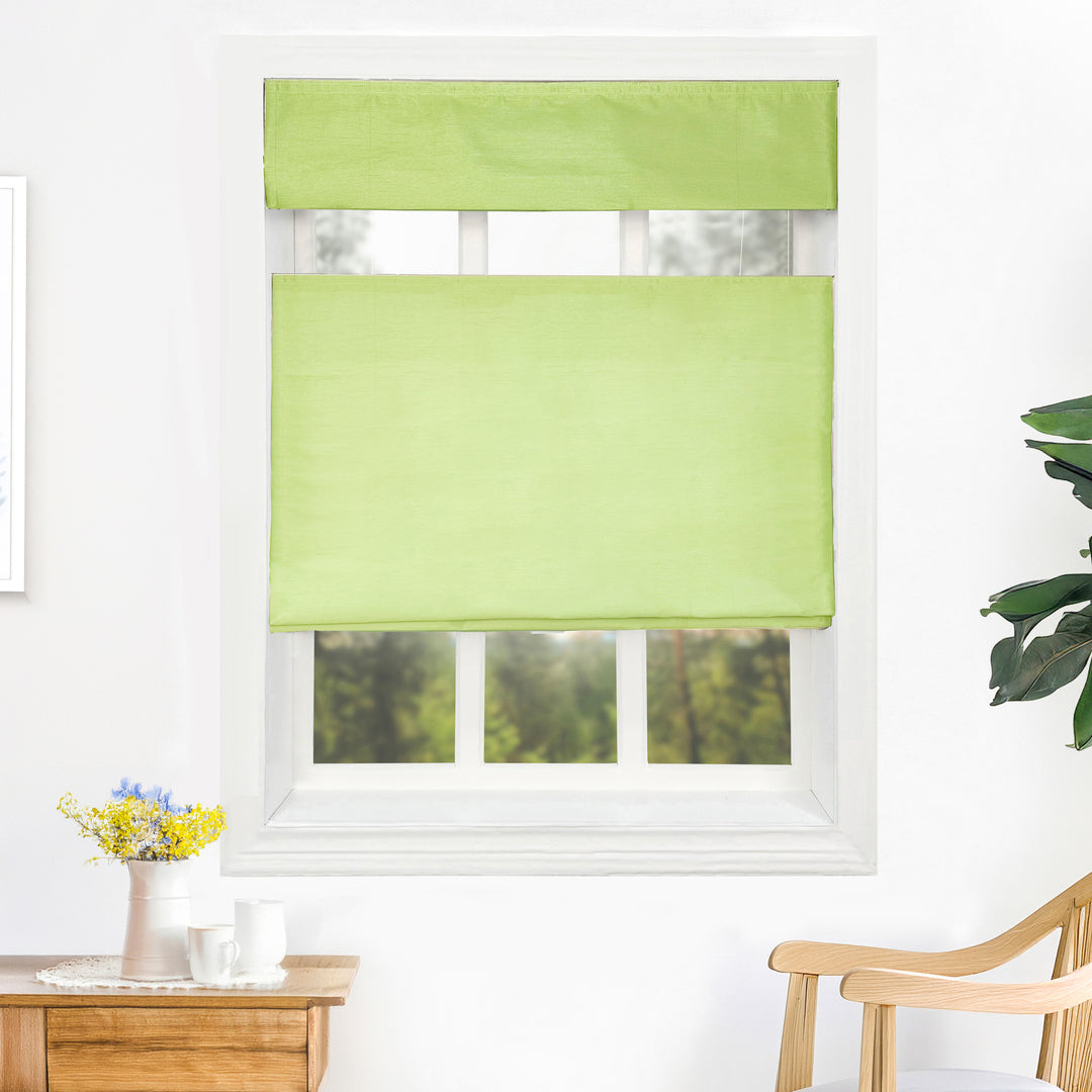 Rina Premium Silk Roman Shades & Blinds | Top Down Bottom Up