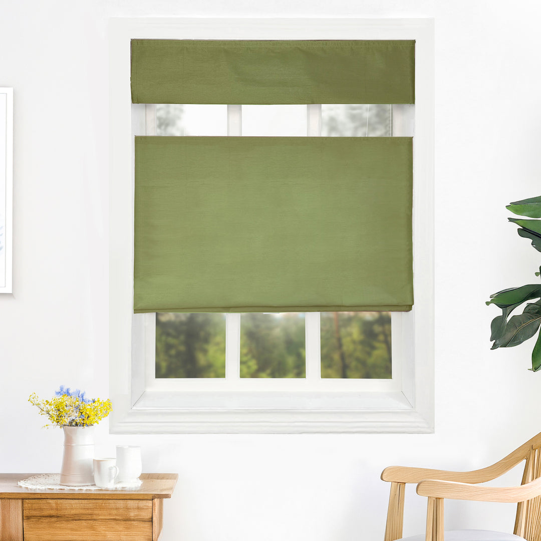 Rina Premium Silk Roman Shades & Blinds | Top Down Bottom Up