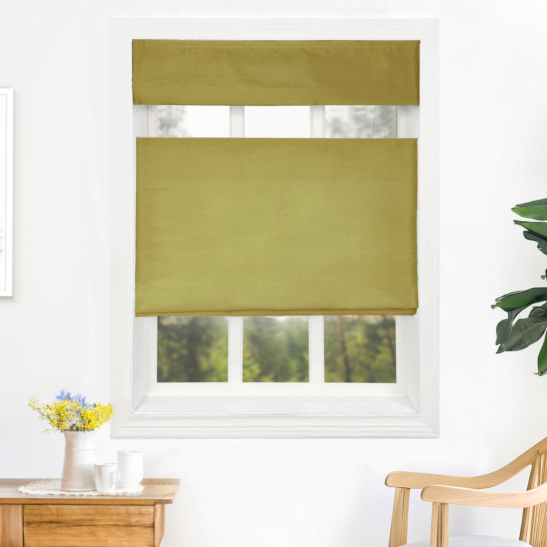 Rina Premium Silk Roman Shades & Blinds | Top Down Bottom Up