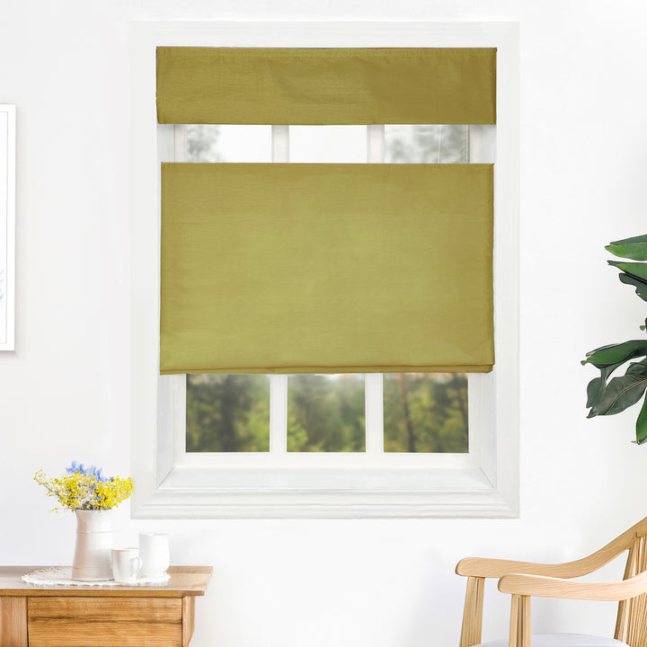Rina Premium Silk Roman Shades & Blinds | Top Down Bottom Up
