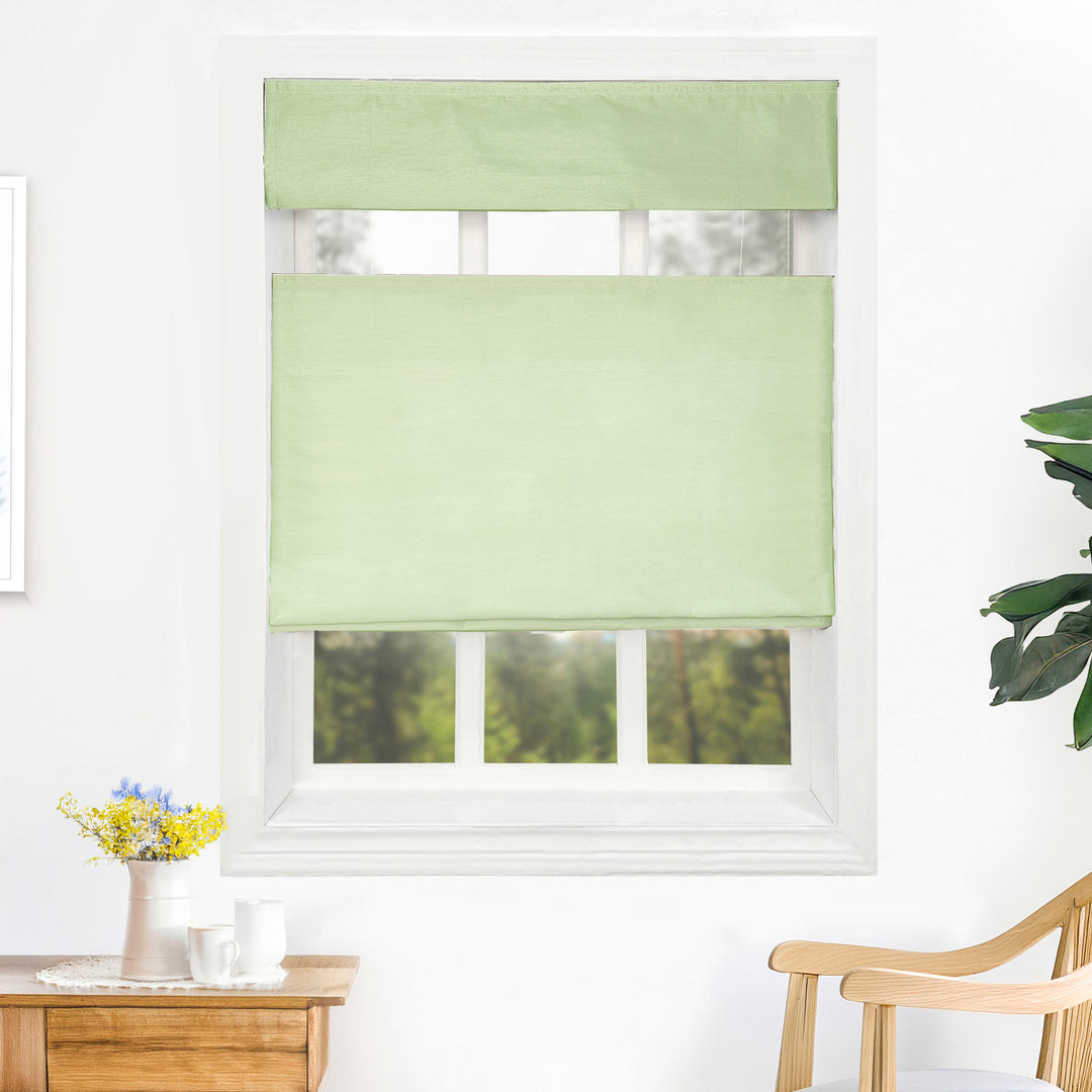 Rina Premium Silk Roman Shades & Blinds | Top Down Bottom Up