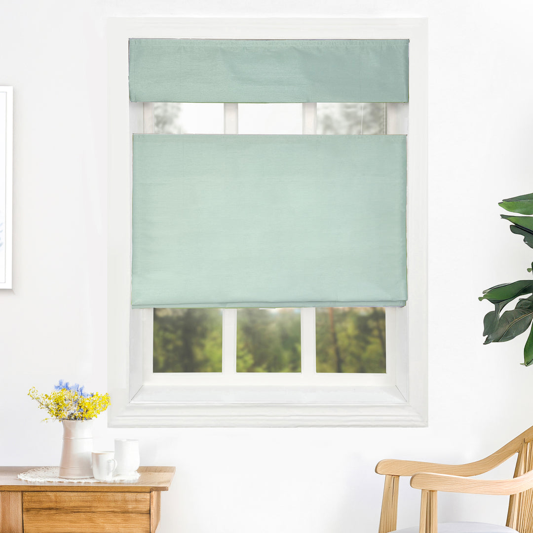Rina Premium Silk Roman Shades & Blinds | Top Down Bottom Up