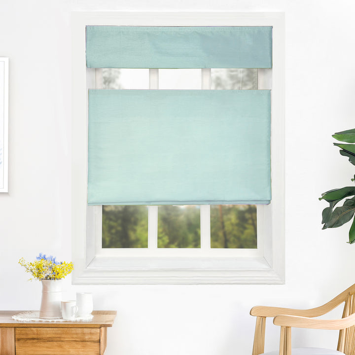 Rina Premium Silk Roman Shades & Blinds | Top Down Bottom Up