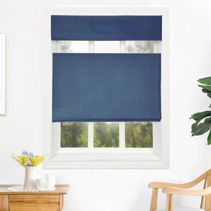 Rina Premium Silk Roman Shades & Blinds | Top Down Bottom Up