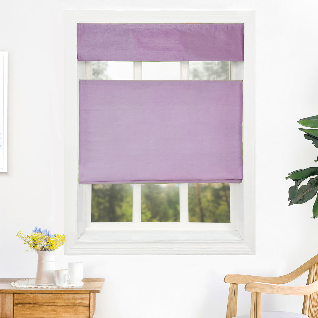 Rina Premium Silk Roman Shades & Blinds | Top Down Bottom Up