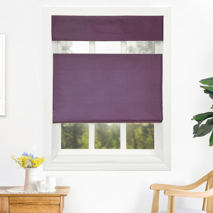 Rina Premium Silk Roman Shades & Blinds | Top Down Bottom Up