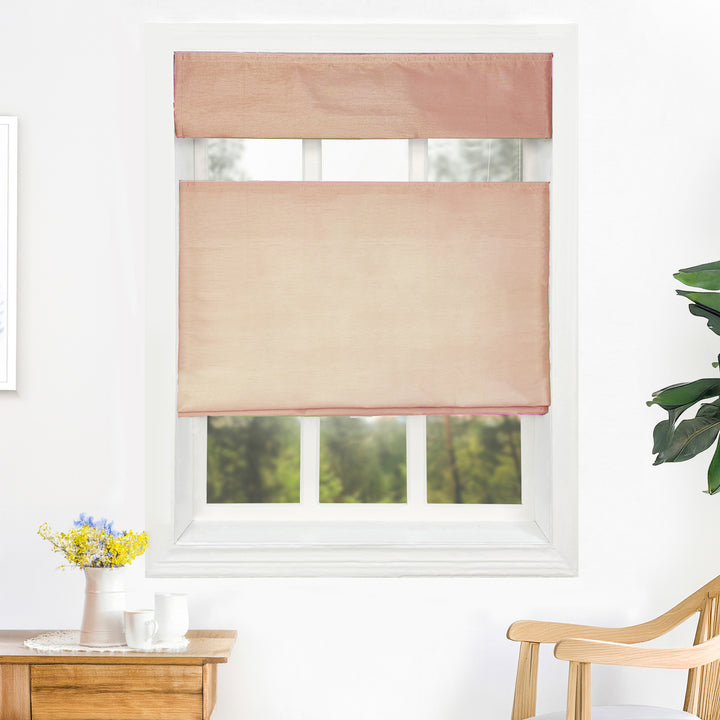 Rina Premium Silk Roman Shades & Blinds | Top Down Bottom Up
