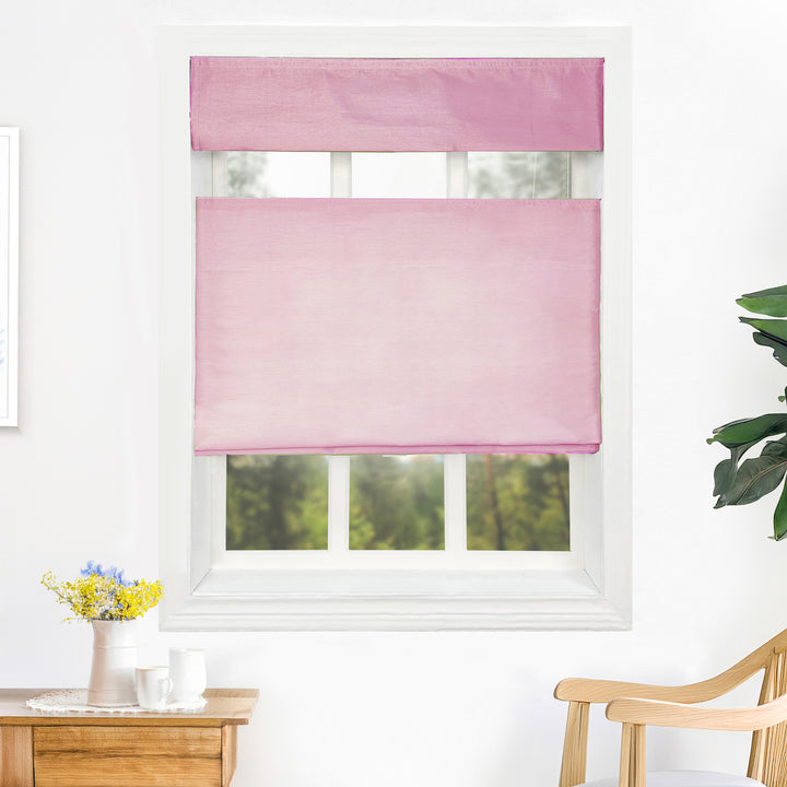 Rina Premium Silk Roman Shades & Blinds | Top Down Bottom Up