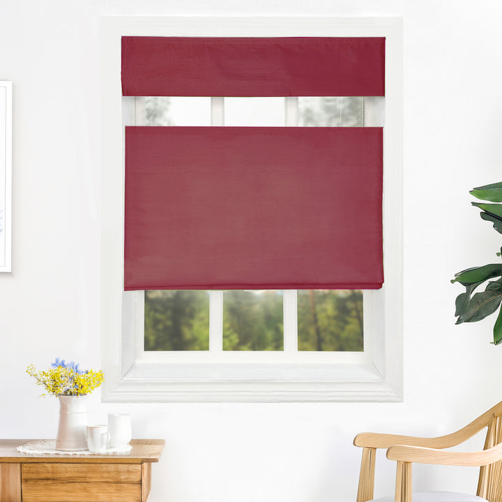Rina Premium Silk Roman Shades & Blinds | Top Down Bottom Up