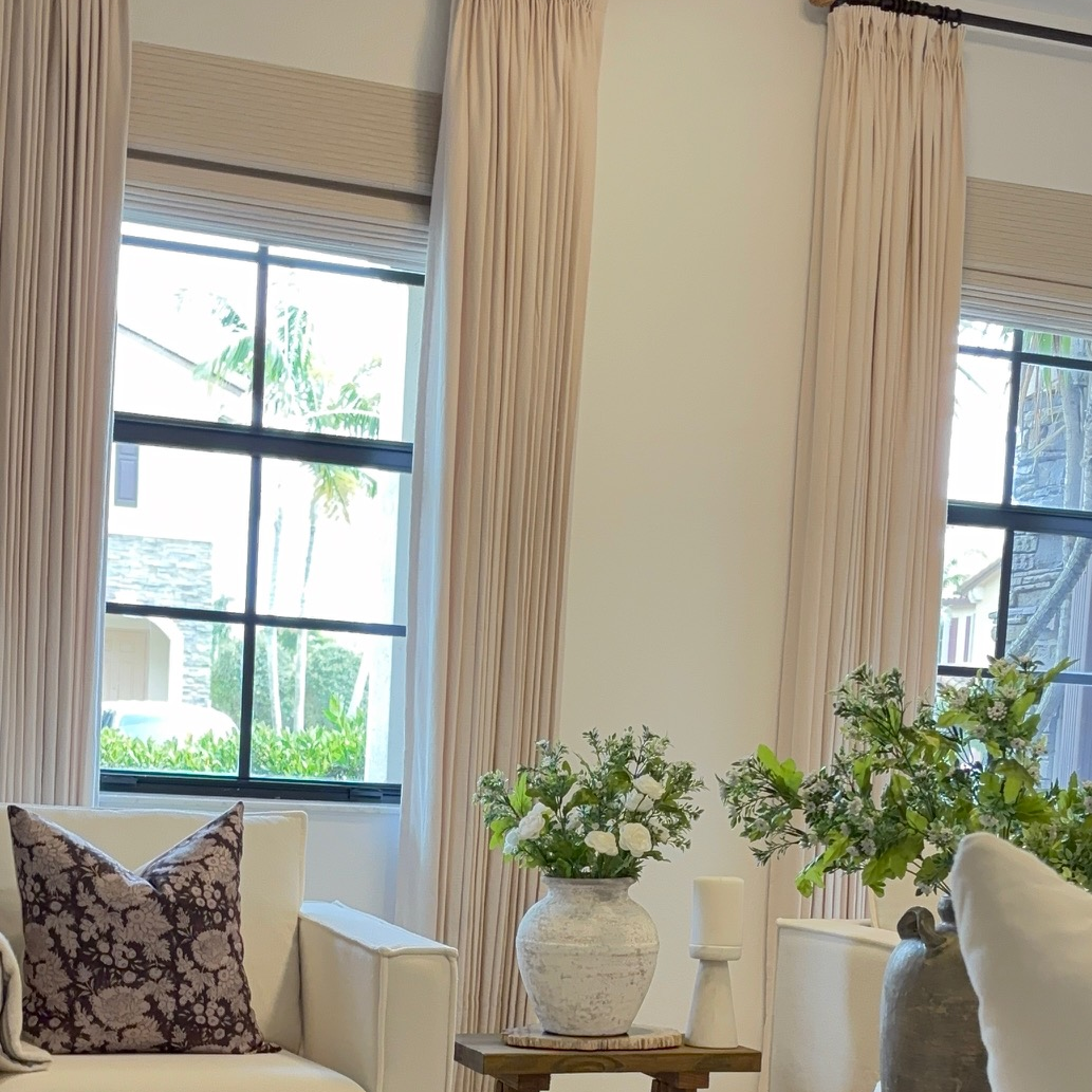 Ramie Woven Bamboo Blinds & Shades | Marble White