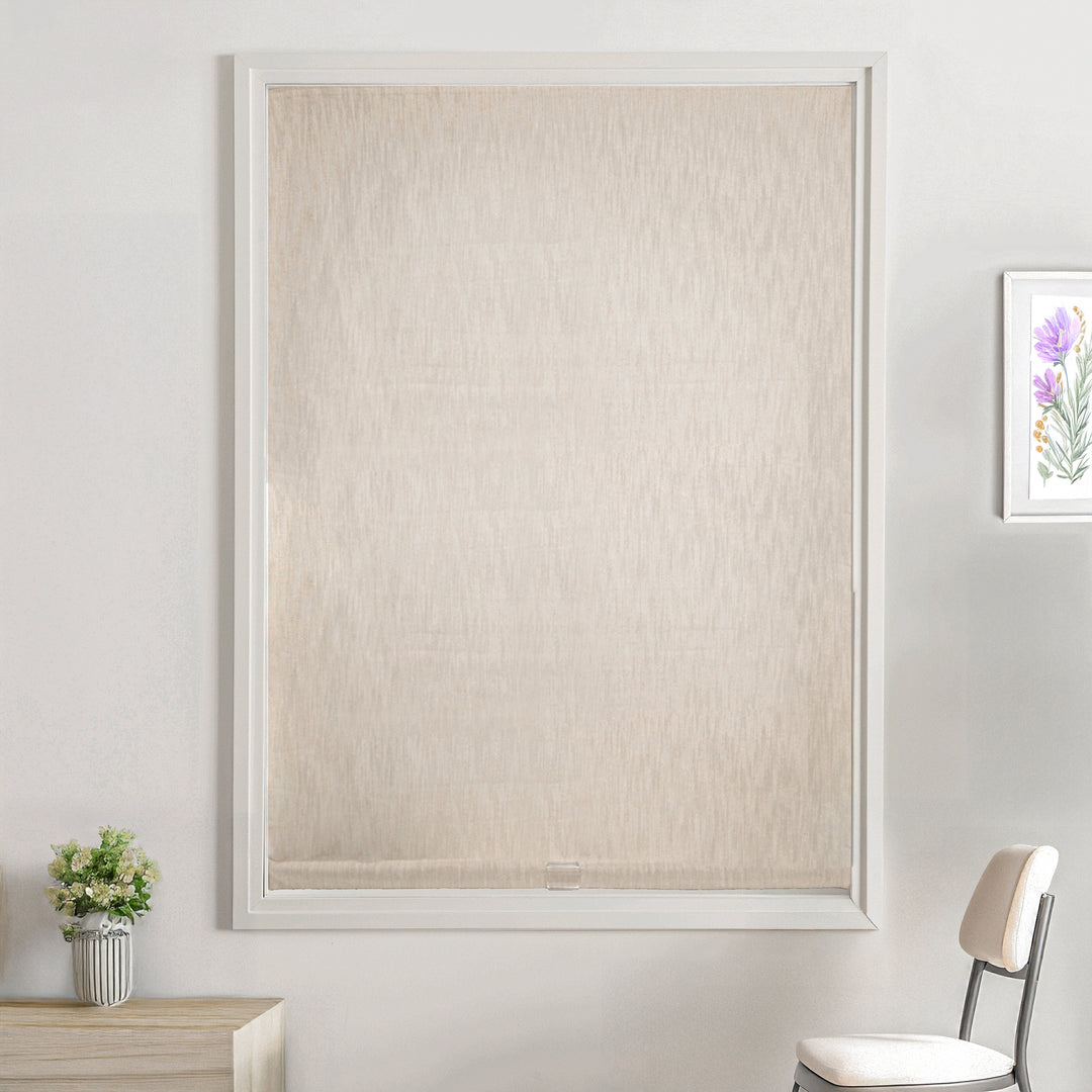 Cove Cotton Roman Shades & Blinds | Relaxed
