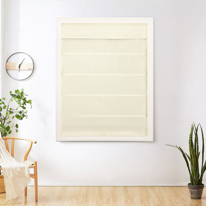 Lora Premium Silk Roman Shades & Blinds