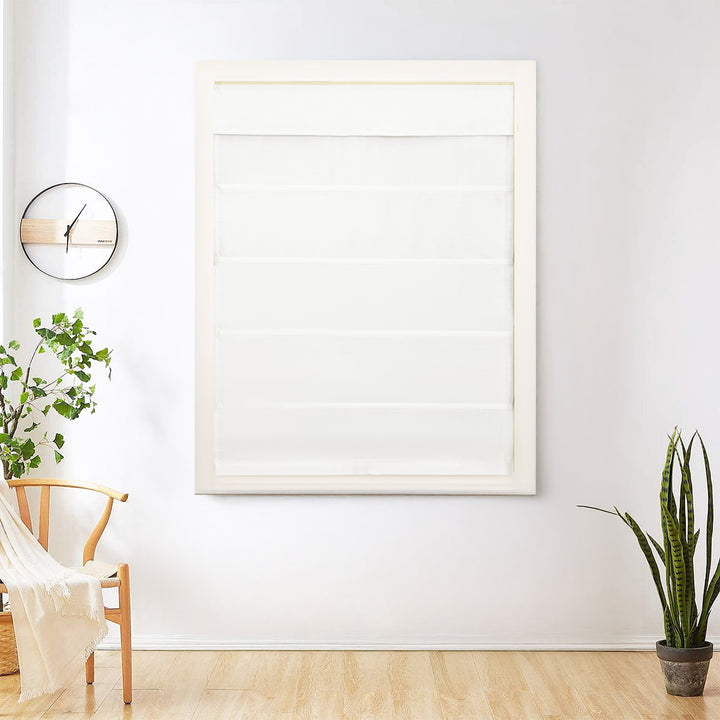 Lora Premium Silk Roman Shades & Blinds