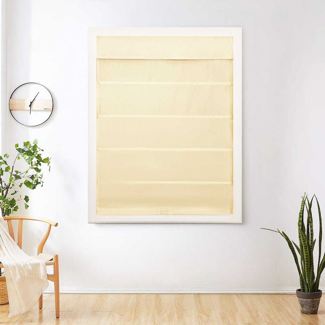 Lora Premium Silk Roman Shades & Blinds