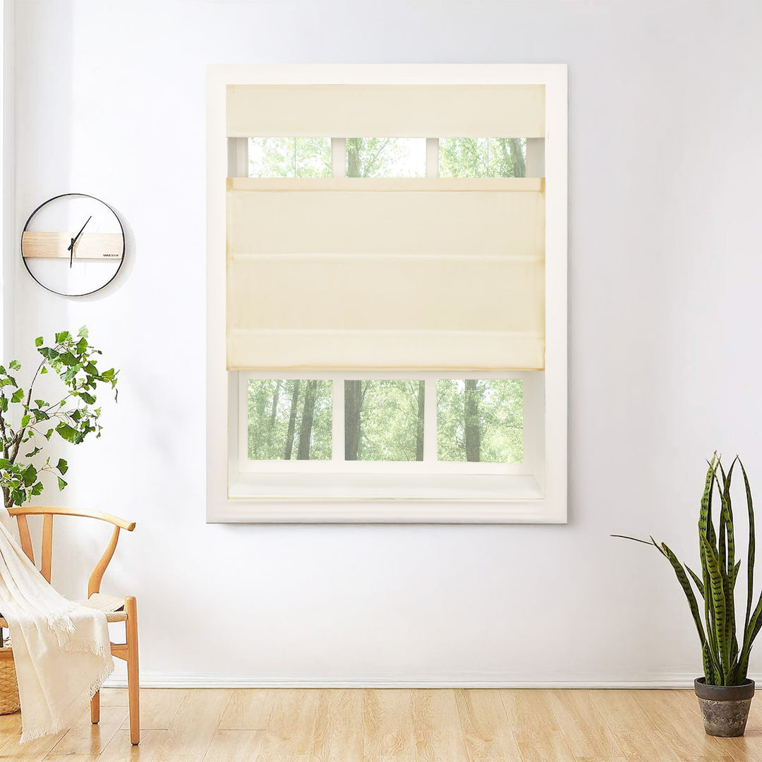 Lora Premium Silk Roman Shades & Blinds | Top Down Bottom Up