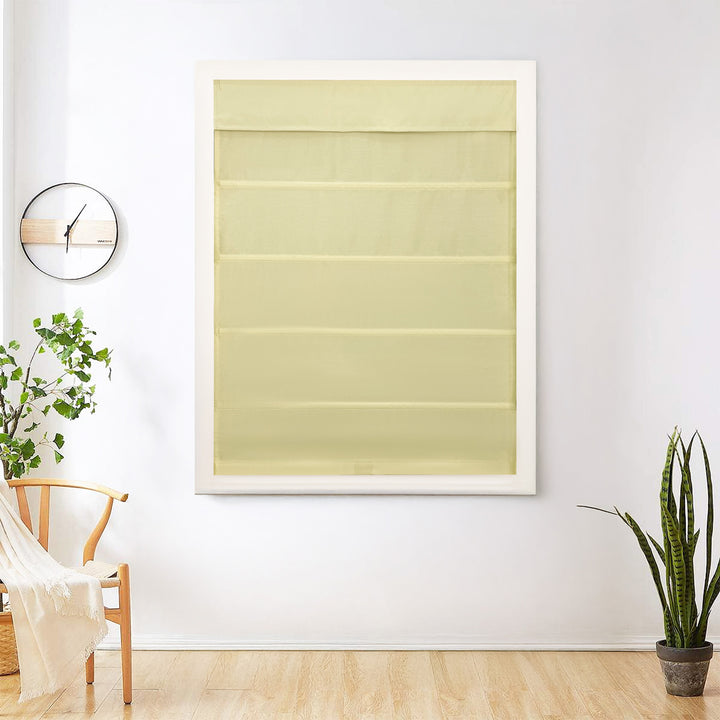 Lora Premium Silk Roman Shades & Blinds
