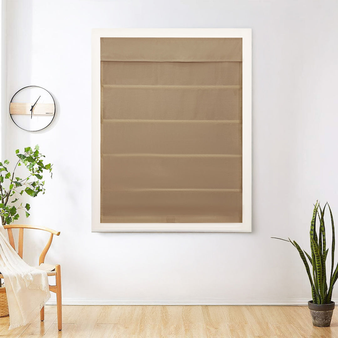 Lora Premium Silk Roman Shades & Blinds