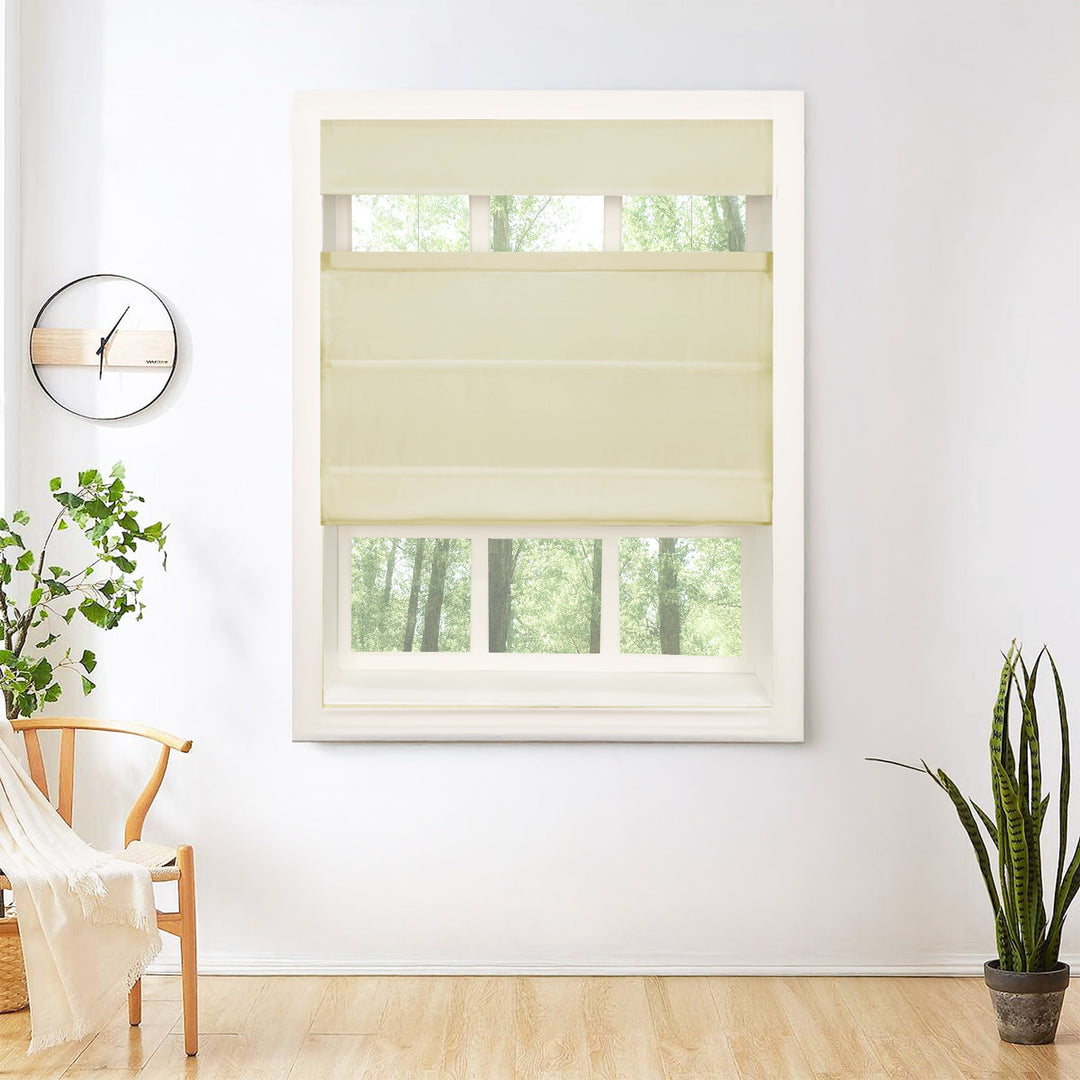 Lora Premium Silk Roman Shades & Blinds | Top Down Bottom Up
