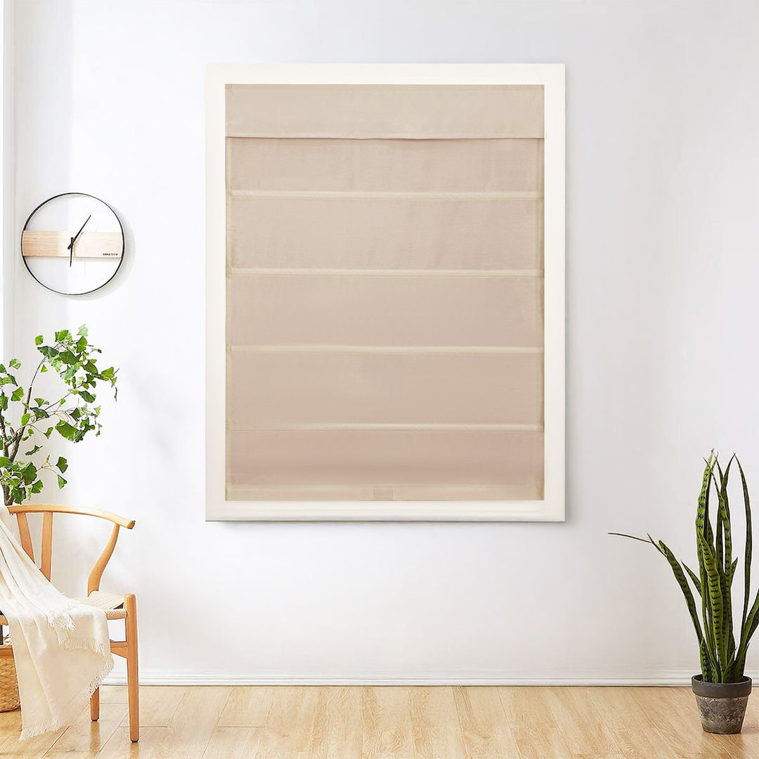 Lora Premium Silk Roman Shades & Blinds