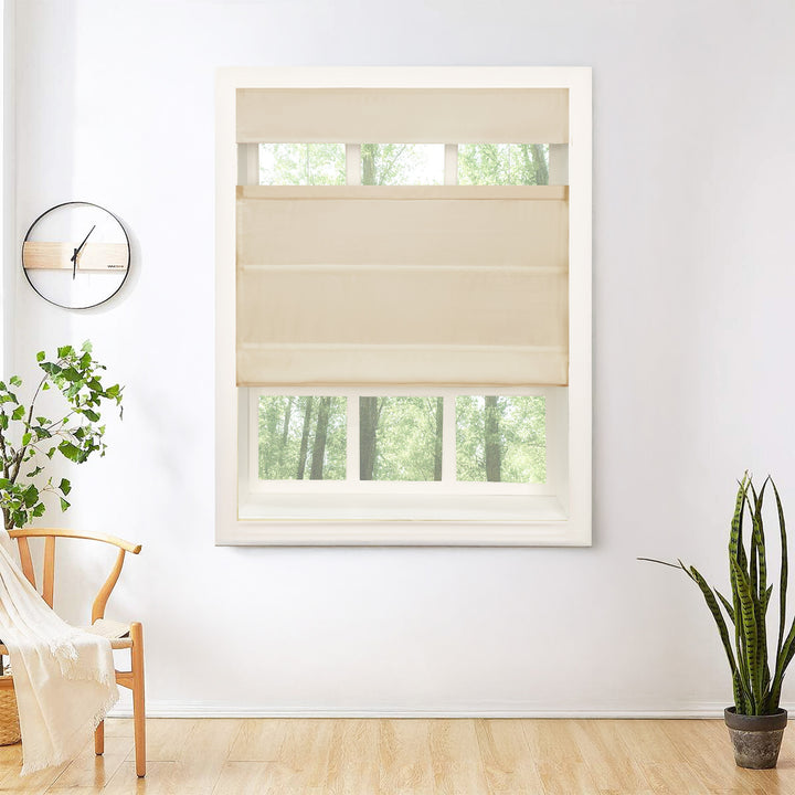 Lora Premium Silk Roman Shades & Blinds | Top Down Bottom Up