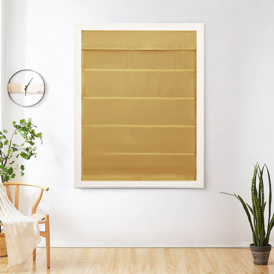 Lora Premium Silk Roman Shades & Blinds