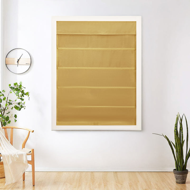 Lora Premium Silk Roman Shades & Blinds