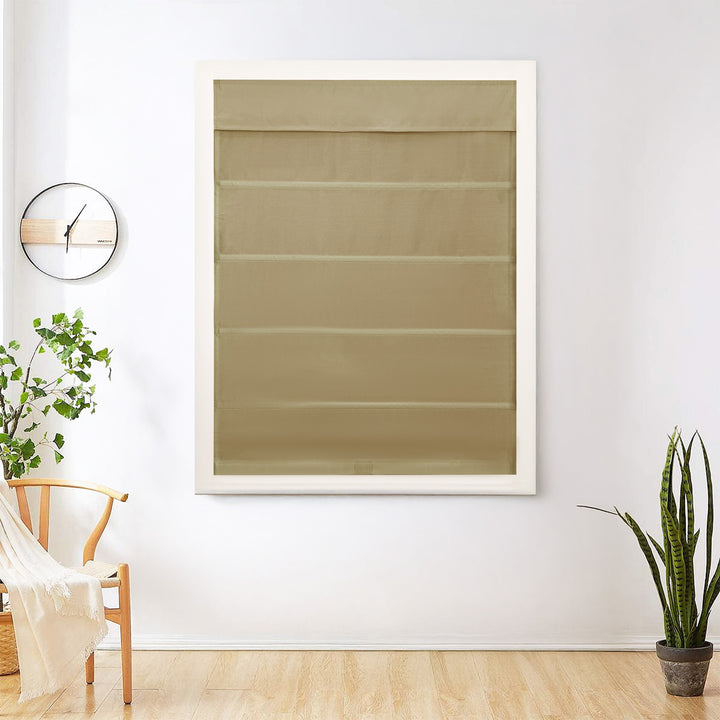Lora Premium Silk Roman Shades & Blinds