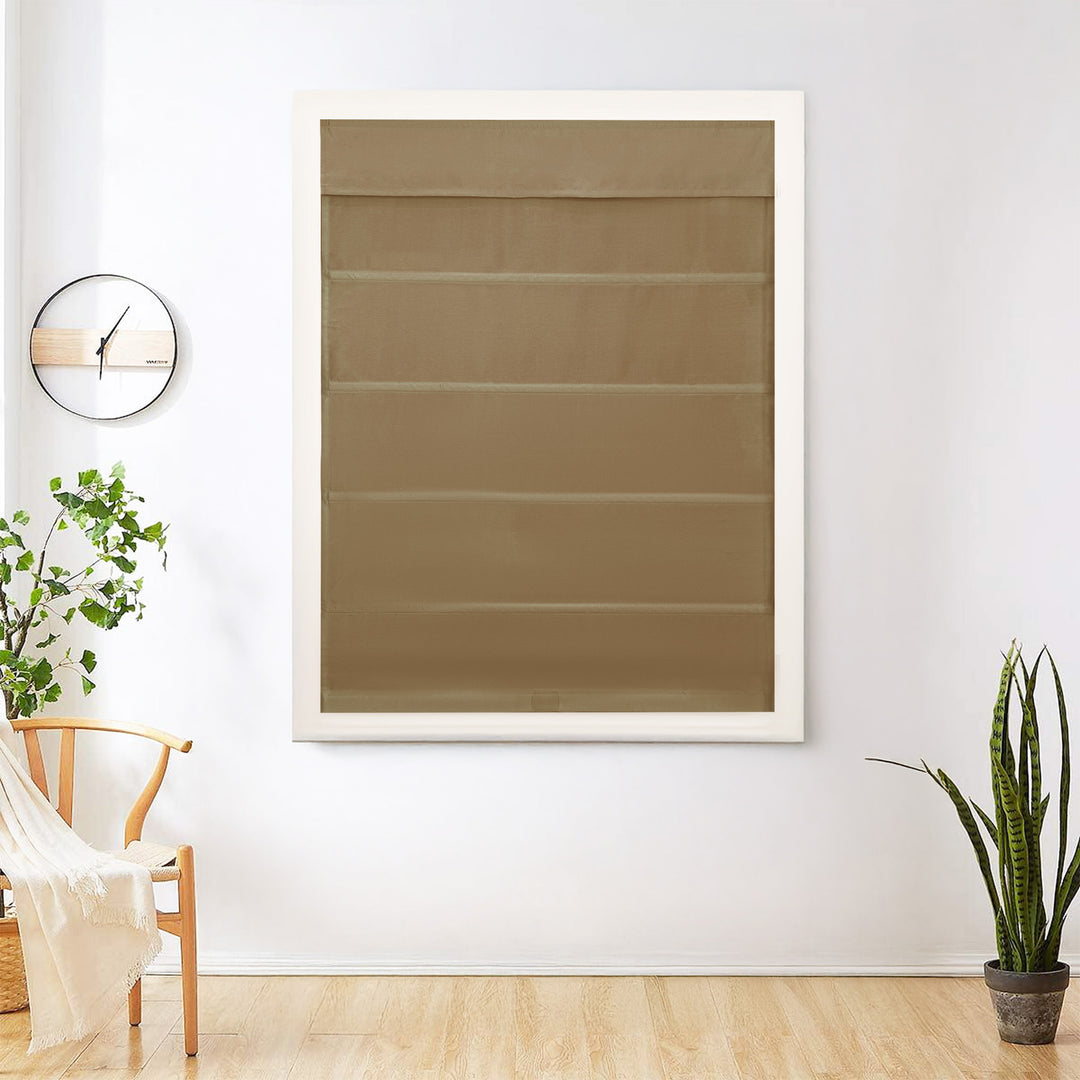 Lora Premium Silk Roman Shades & Blinds
