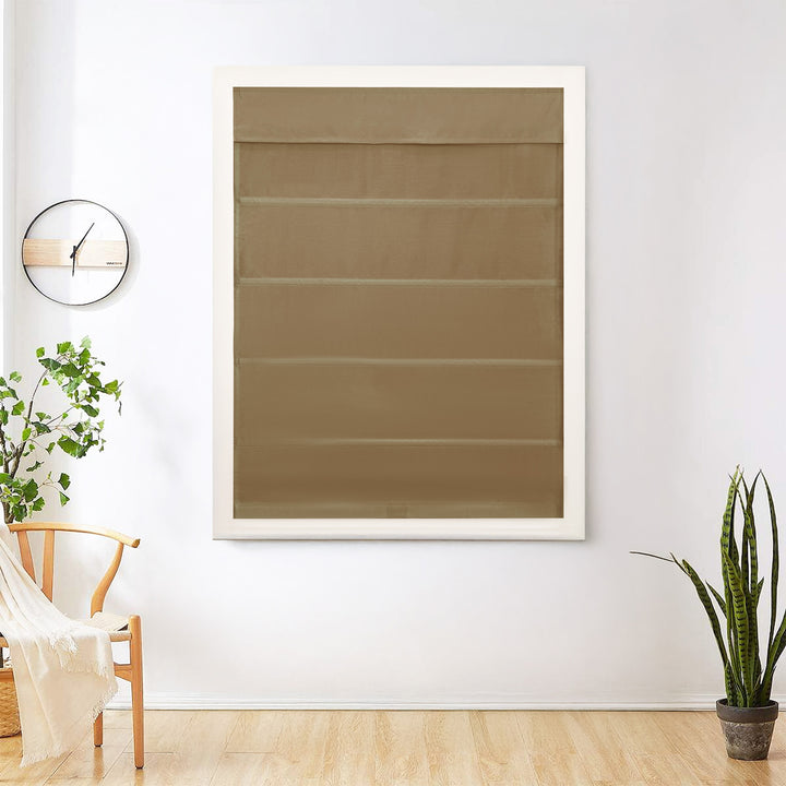 Lora Premium Silk Roman Shades & Blinds