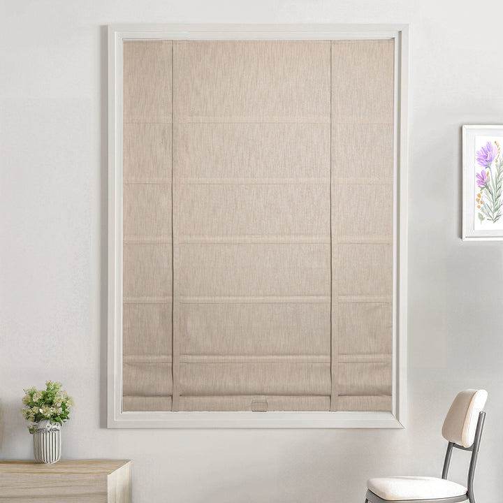 Cove Cotton Roman Shades & Blinds | Tie
