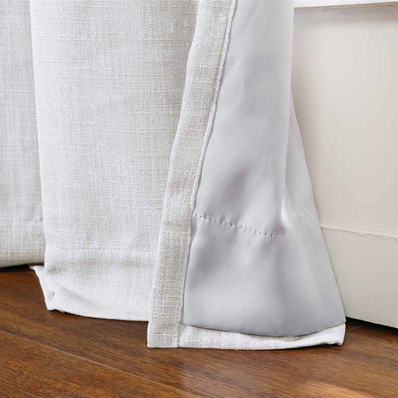 Kelly Faux Linen Curtains & Drapes Grommet