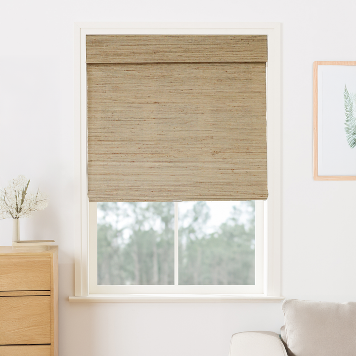 Ramie Woven Bamboo No-Drill Blinds & Shades | Beige