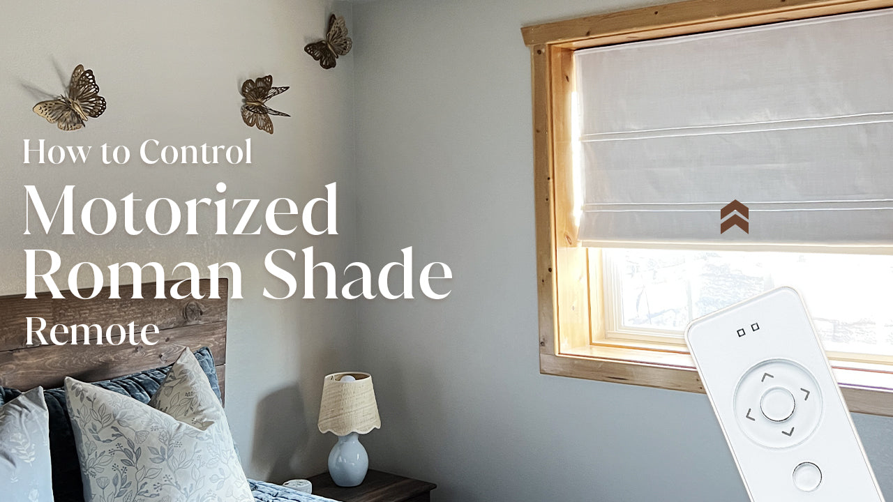 How to Control Motorized Shades with Remote