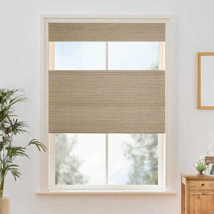 Willow Bamboo Blinds & Shades Top Down Bottom Up |Flax