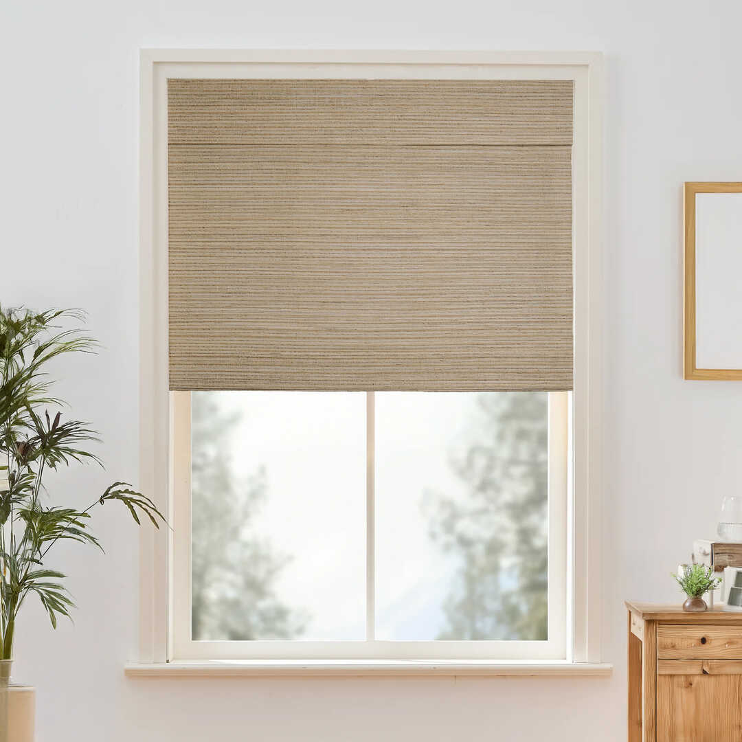 Willow Bamboo Blinds & Shades Top Down Bottom Up |Flax
