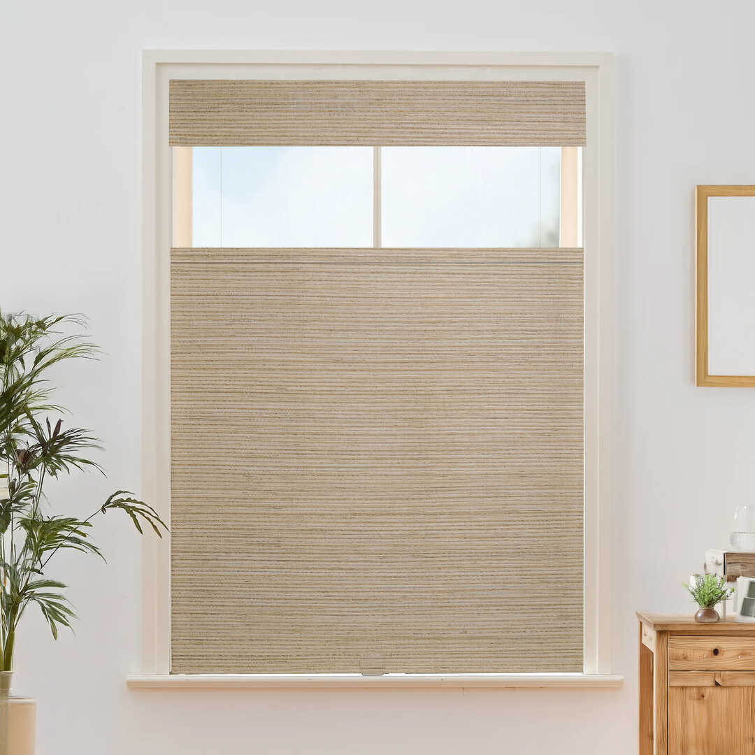 Willow Bamboo Blinds & Shades Top Down Bottom Up |Flax