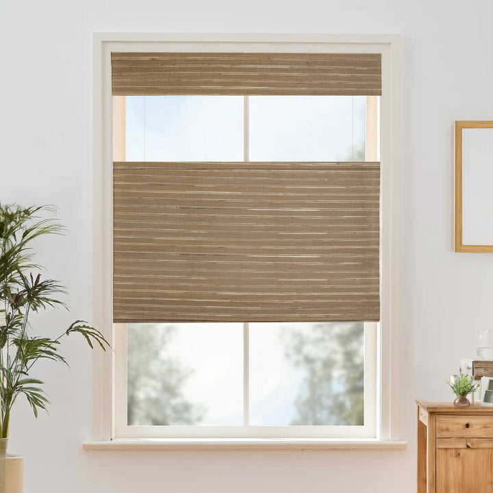 Willow Bamboo Blinds & Shades Top Down Bottom Up |Light Brown