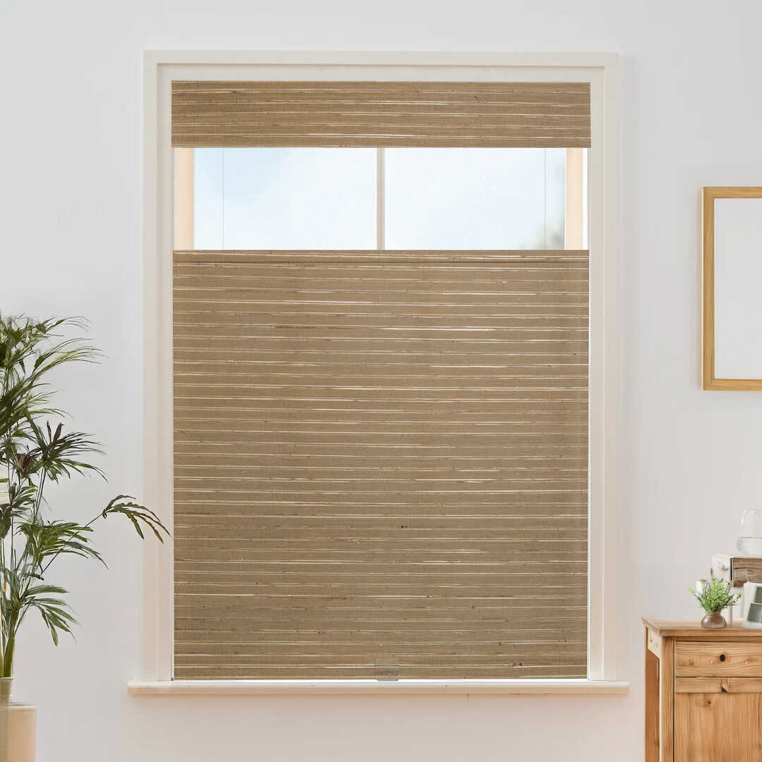 Willow Bamboo Blinds & Shades Top Down Bottom Up |Light Brown