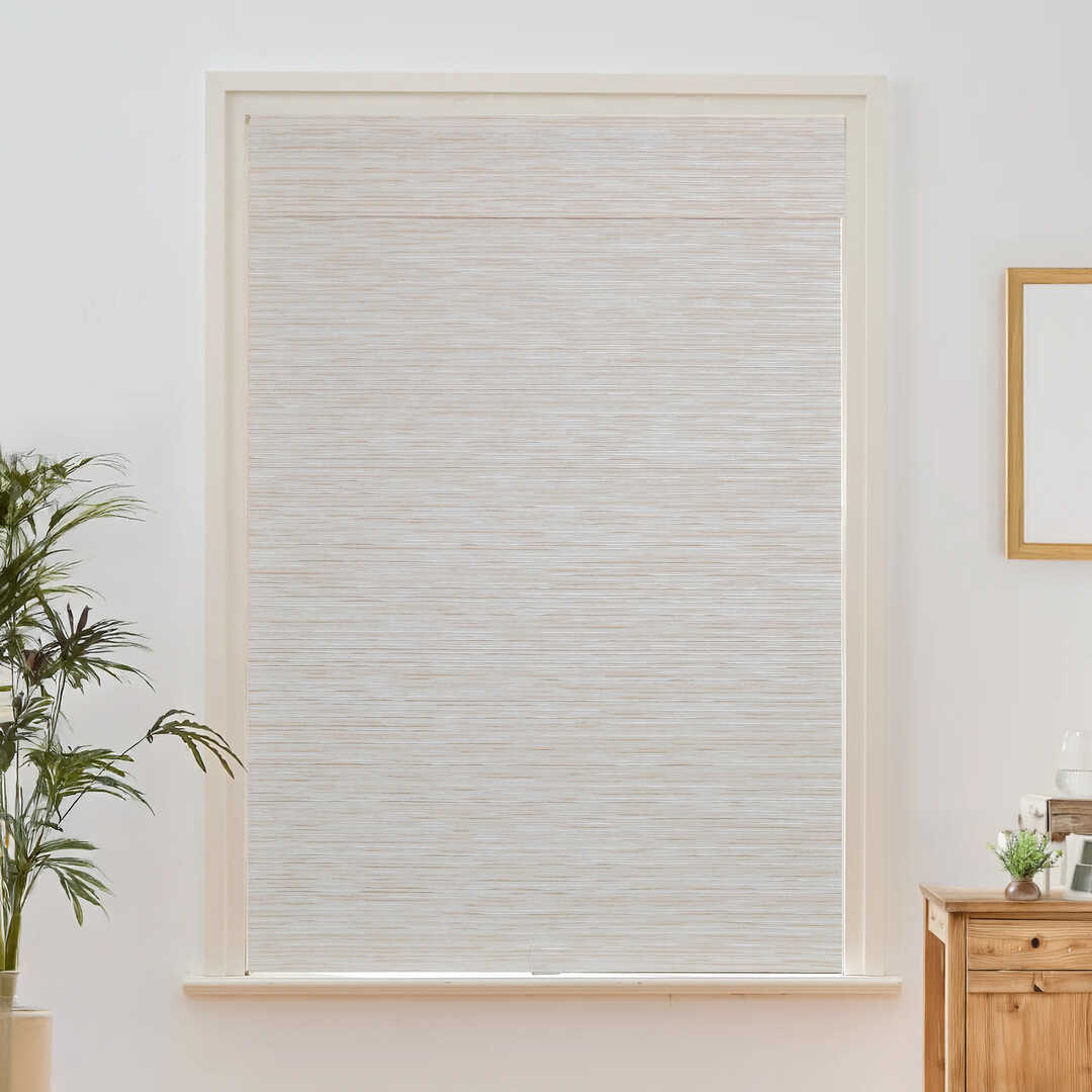 Willow Bamboo Blinds & Shades |Marble White