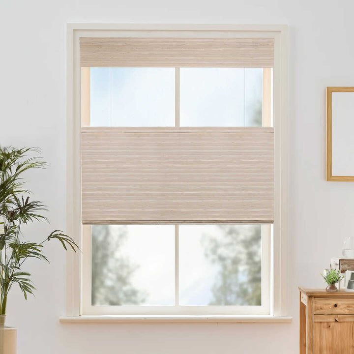 Willow Bamboo Blinds & Shades Top Down Bottom Up |Oat
