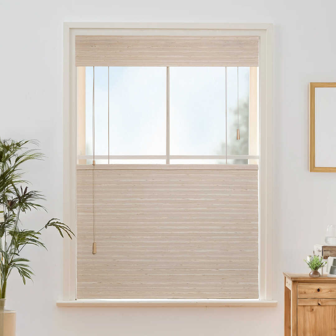 Willow Bamboo Blinds & Shades Top Down Bottom Up |Oat