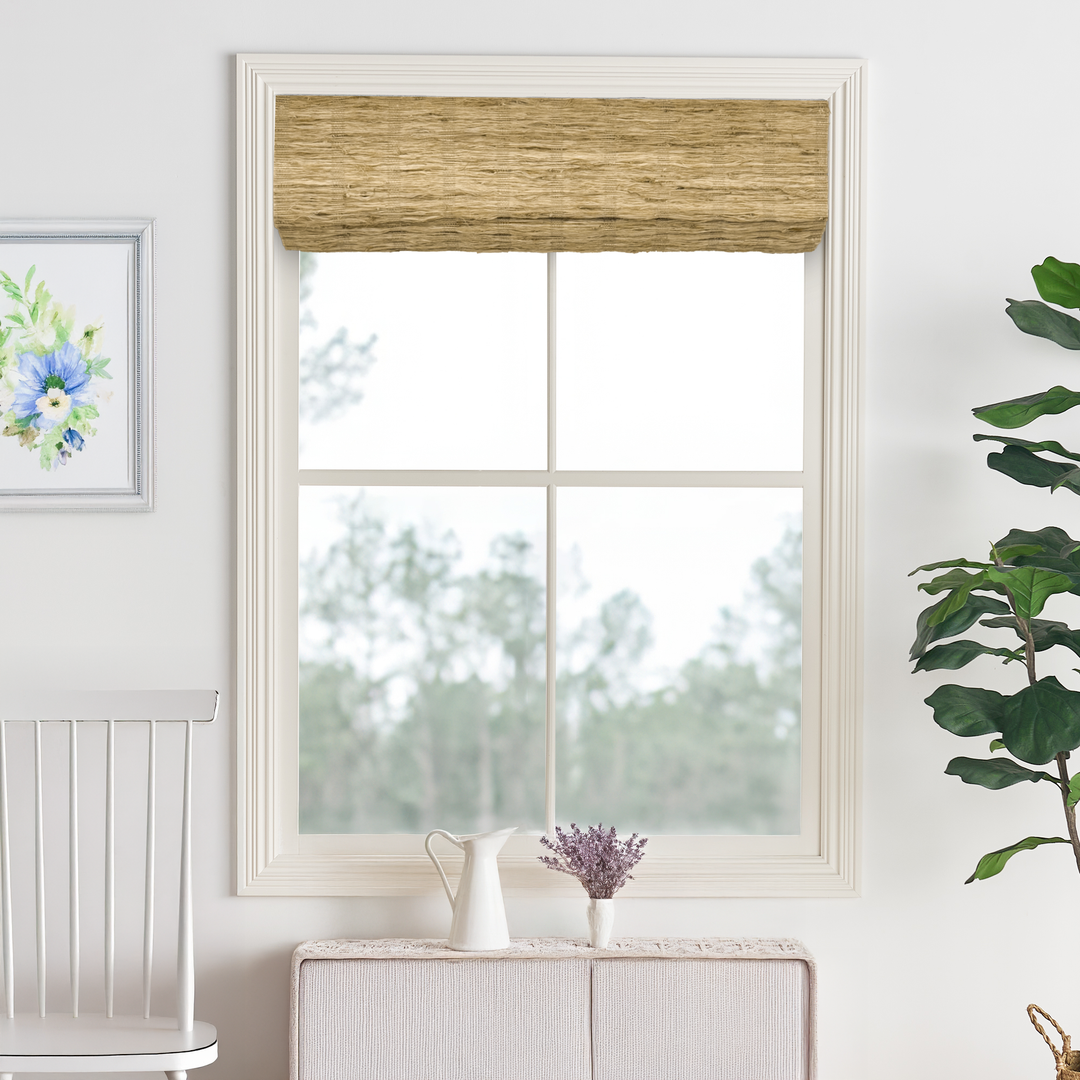Ramie Woven Bamboo Blinds & Shades Top Down Bottom Up | Almond