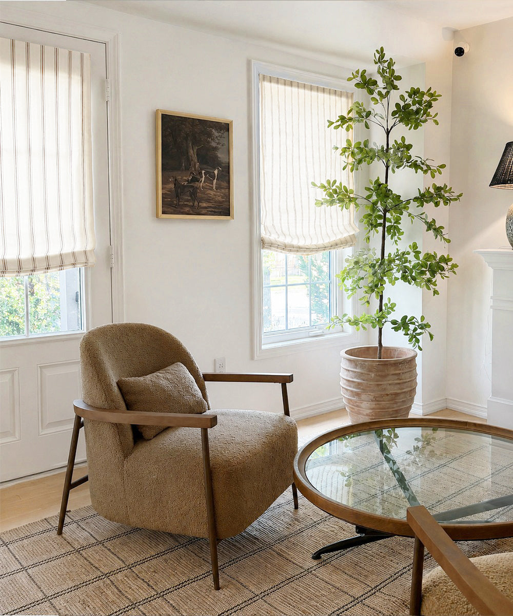Loxley Yarn-Dyed  Roman Shades & Blinds