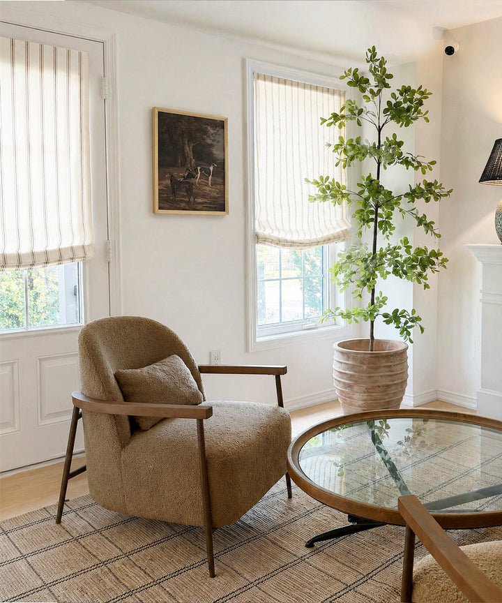 Loxley Yarn-Dyed  Roman Shades & Blinds