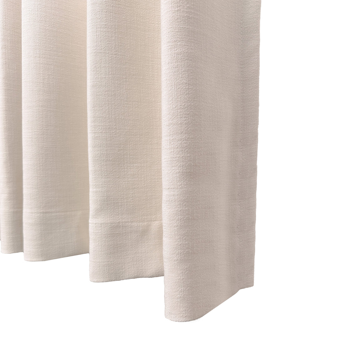 Bella Cotton Blend Curtains & Drapes Pleated