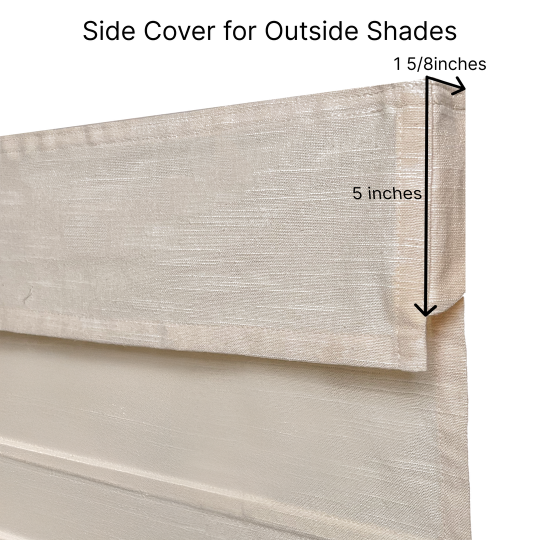Cove Cotton Roman Shades & Blinds for French Door